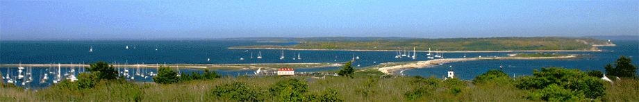 Panorama of Cuttyhunk Harbor and Canapitsit Channel, Elizabeth’s Islands, Massachusetts, U.S.A.   Photo by R.Veitas-Limantas